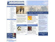 Tablet Screenshot of burlingsbank.com